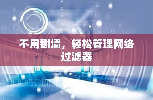 不用翻墙,轻松管理网络过滤器