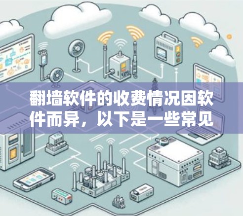 翻墙软件的收费情况因软件而异,以下是一些常见的收费方式和费用范围