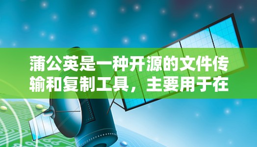 蒲公英是一种开源的文件传输和复制工具，主要用于在文件夹间移动、复制和存储文件。如果用户提到翻墙，可能是指在使用蒲公英复制文件到另一个位置（如服务器）时的权限问题