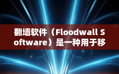 翻墙软件（Floodwall Software）是一种用于移除网站中的广告或网络暴力的工具。这些软件帮助用户管理网站的广告，通常通过移除网站的广告块或阻止用户访问含有广告的网站