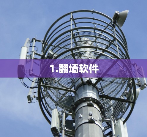1.翻墙软件