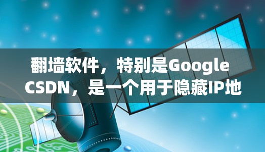 翻墙软件,特别是Google CSDN,是一个用于隐藏IP地址以保护网站免受未经授权访问的工具。以下是对该软件的详细分析和使用指南